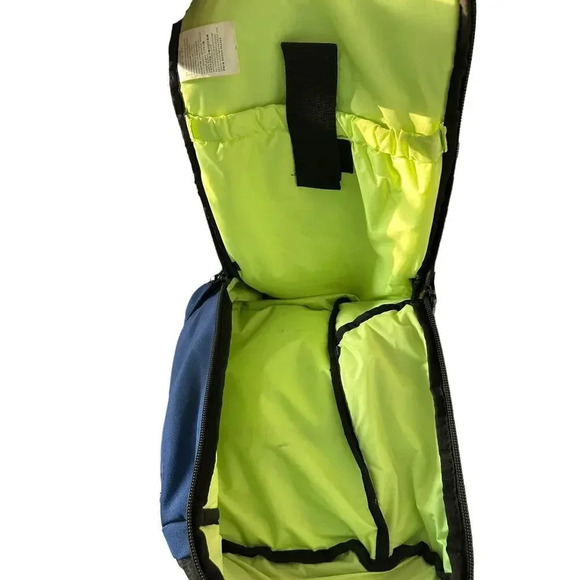 Nike Air Jordan Jumpman Blue School Backpack Laptop Book Bag - Picture 2 of 9